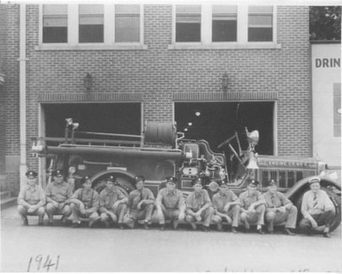 1941 Fire Staff - Central Fire Station - Marshall, TX 